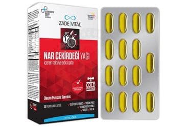 ZADE VITAL NAR CEKIRDEGI YAGI 30 kapsül/blister İlaç Görseli