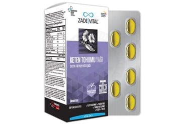 ZADE VITAL KETEN TOHUMU YAGI KAPSULU 30 kapsül/blister İlaç Görseli