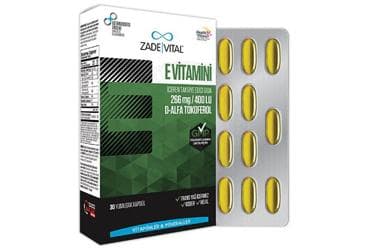ZADE VITAL E VITAMINI KAPSUL 30 kapsül/blister İlaç Görseli