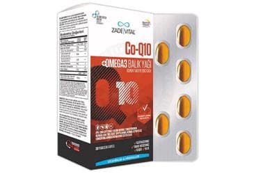 ZADE VITAL COQ10 & OMEGA3 KAPSUL 30 kapsül İlaç Görseli