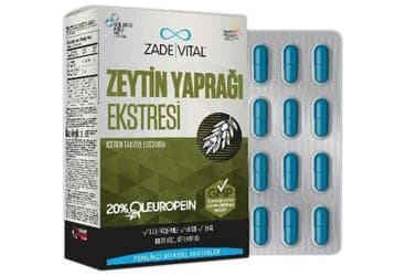ZADE VITAL ZEYTIN YAPRAGI EKSTRESI ICEREN KAPSUL 1000 mg 40 kapsül İlaç Görseli