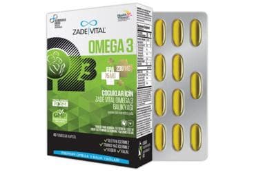 ZADE VITAL OMEGA 3 PREMIUM KAPSUL 45 kapsül İlaç Görseli