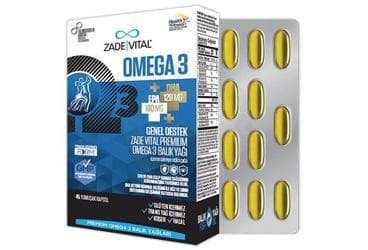 ZADE VITAL OMEGA 3 GENEL DESTEK KAPSUL 45 kapsül İlaç Görseli