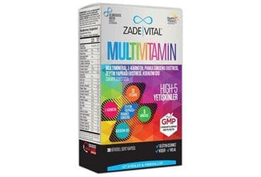 ZADE VITAL MULTIVITAMIN KAPSUL 30 kapsül İlaç Görseli
