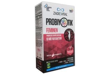 ZADE VITAL FEMINEN PROBIYOTIK BAKTERI ICEREN KAPSUL 30 kapsül İlaç Görseli