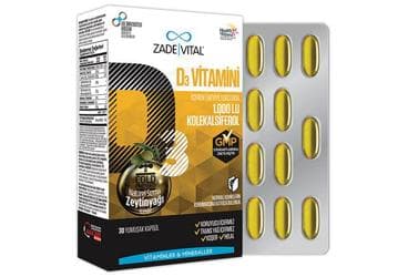 ZADE VITAL VITAMIN D KAPSUL 1000 IU 30 kapsül İlaç Görseli