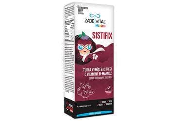 ZADE VITAL MINIZA SISTIFIX TURNA YEMISI EKSTRESI, C VITAMINI VE D-MANNOZ ICEREN SIVI TAKVIYE EDICI GIDA 150 ml şişe İlaç Görseli