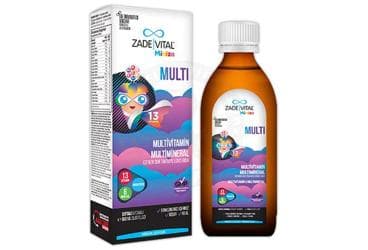 ZADE VITAL MINIZA MULTIVITAMIN MULTIMINERAL ICEREN SIVI TAKVIYE EDICI GIDA 150 ml şişe İlaç Görseli