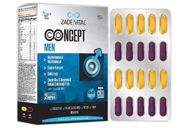 ZADE VITAL CONCEPT MEN KAPSUL 60 kapsül İlaç Görseli