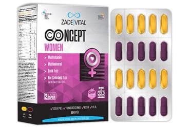 ZADE VITAL CONCEPT WOMAN KAPSUL 60 kapsül İlaç Görseli