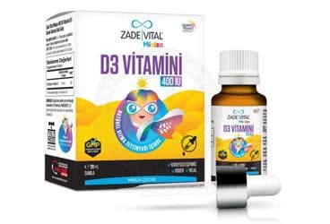 ZADE VITAL MINIZA VITAMIN D3 DAMLA 400 IU 20 ml İlaç Görseli