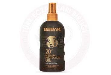 BEBAK SPF20 ORTA KORUMA BRONZLASTIRICI YAG 150 ml şişe İlaç Görseli