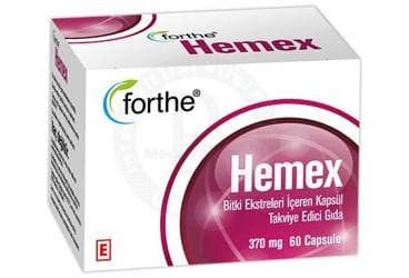 FORTHE HEMEX BITKI EKSTRELERI ICEREN KAPSUL 370 mg 60 kapsül İlaç Görseli