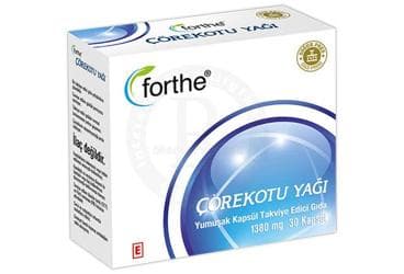 FORTHE COREKOTU YAGI TAKVIYE EDICI GIDA 1380 mg 30 kapsül İlaç Görseli