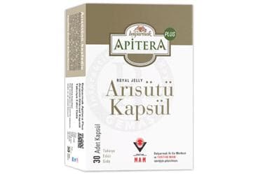 APITERA PLUS ARI SUTU ICEREN TAKVIYE EDICI GIDA 30 kapsül İlaç Görseli