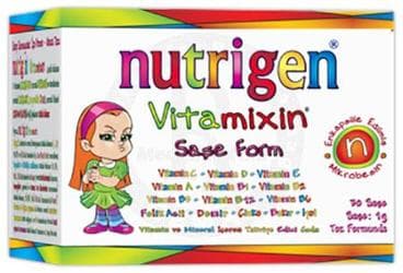 NUTRIGEN VITAMIXIN VITAMIN MINERAL SASE 30 saşe İlaç Görseli