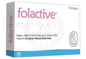 FOLACTIVE TABLET 30 tablet İlaç Görseli