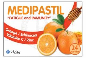 MEDIPASTIL PORTAKAL, EKINEZYA, VITAMIN C, CINKO 24 pastil İlaç Görseli