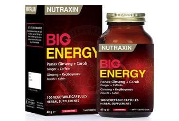NUTRAXIN BIG ENERGY KAPSUL 100 kapsül İlaç Görseli