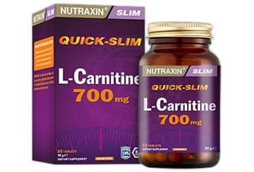 NUTRAXIN QUICK-SLIM L-CARNITINE KAPSUL 700 mg 60 kapsül İlaç Görseli