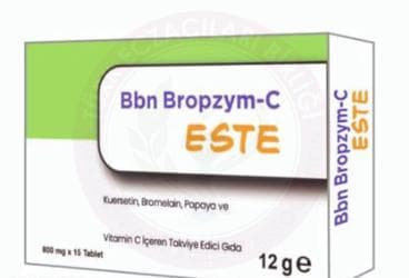 BBN BROPZYM-C ESTE TAKVIYE EDICI GIDA 15 tablet İlaç Görseli
