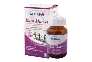 MULTIMAR KARA MURVER EKSTRESI ICEREN TAKVIYE EDICI GIDA 30 tablet İlaç Görseli