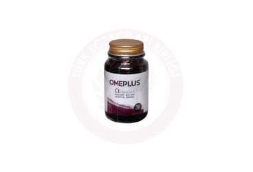 OMEPLUS OMEGA 3, FOLIK ASIT, B12, IYOT, SELENYUM VE ZENCEFIL ICEREN TAKVIYE EDICI GIDA KAPSUL 30 kapsül İlaç Görseli