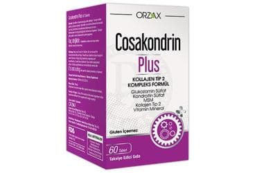 COSAKONDRIN PLUS KOLLAJEN TIP 2 KOMPLEKS FORMUL TABLET 60 tablet İlaç Görseli