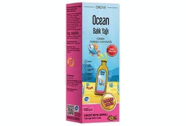 OCEAN BALIK YAGI SURUP KARISIK MEYVE 150 ml şişe İlaç Görseli