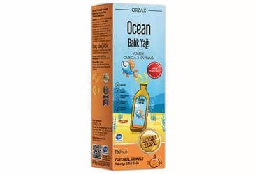 OCEAN BALIK YAGI SURUP PORTAKAL 150 ml şişe İlaç Görseli