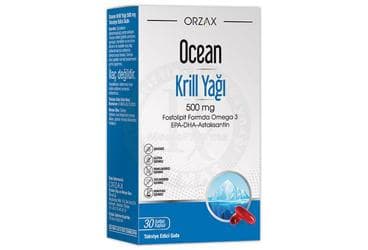 OCEAN KRILL OIL TAKVIYE EDICI GIDA 700 mg 30 kapsül İlaç Görseli