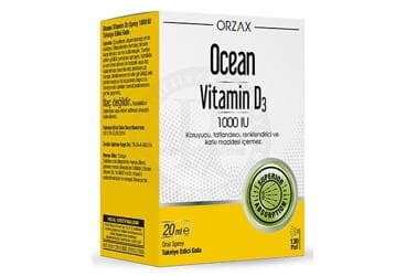 OCEAN VITAMIN D3 SPREY 1000 IU 20 ml şişe İlaç Görseli