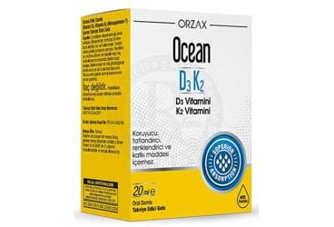 OCEAN D3K2 TAKVIYE EDICI GIDA 20 ml şişe İlaç Görseli
