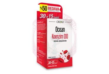 OCEAN KOENZIM Q10 TAKVIYE EDICI GIDA 100 mg 45 kapsül İlaç Görseli
