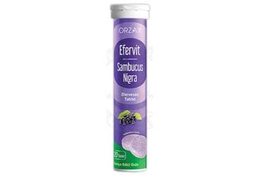 EFERVIT SAMBUCUS NIGRA EFERVESAN TABLET 20 tablet İlaç Görseli