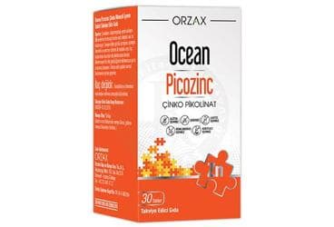 OCEAN PICOZINC CINKO PIKOLINAT TABLET 30 tablet İlaç Görseli