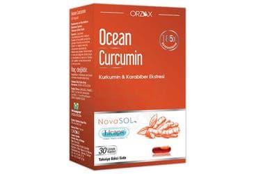 OCEAN CURCUMIN LICAPS TAKVIYE EDICI GIDA 30 kapsül İlaç Görseli