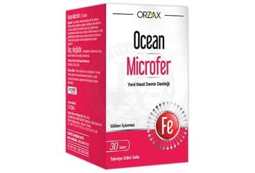 OCEAN MICROFER TAKVIYE EDICI GIDA 30 tablet İlaç Görseli