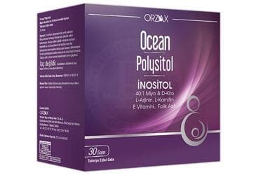 OCEAN POLYSITOL INOSITOL ICEREN TAKVIYE EDICI GIDA SASE 200 mcg 30 saşe İlaç Görseli