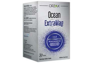OCEAN EXTRAMAG TAKVIYE EDICI GIDA 30 tablet İlaç Görseli