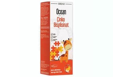OCEAN PICOZINC CINKO PIKOLINAT ICEREN MUZ AROMALI TAKVIYE EDICI GIDA 150 ml şişe İlaç Görseli