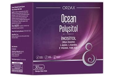 OCEAN POLYSITOL INOSITOL TAKVIYE EDICI GIDA 400 mcg 30 saşe İlaç Görseli