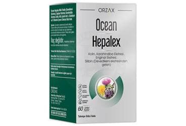 OCEAN HEPALEX TAKVIYE EDICI GIDA 60 kapsül İlaç Görseli