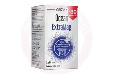 OCEAN EXTRAMAG TAKVIYE EDICI GIDA TABLET 120 tablet İlaç Görseli