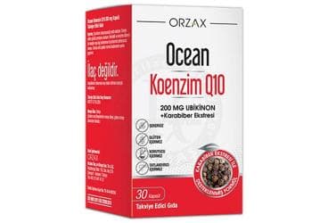 OCEAN KOENZIM Q10 TAKVIYE EDICI GIDA KAPSUL 200 mg 30 kapsül İlaç Görseli