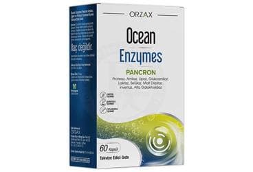 OCEAN ENZYMES PANCRON TAKVIYE EDICI GIDA 60 kapsül İlaç Görseli