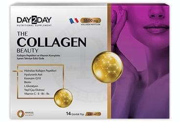 DAY2DAY THE COLLAGEN BEAUTY TAKVIYE EDICI GIDA 14x40 ml flakon İlaç Görseli