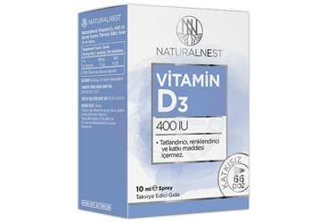 NATURALNEST D3 ORAL SPREY 400 IU 10 ml şişe İlaç Görseli