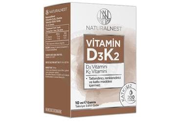 NATURALNEST VITAMIN D3K2 DAMLA 10 ml şişe İlaç Görseli