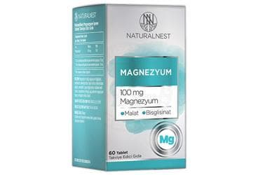 NATURALNEST MAGNEZYUM TABLET 100 mg 60 tablet İlaç Görseli